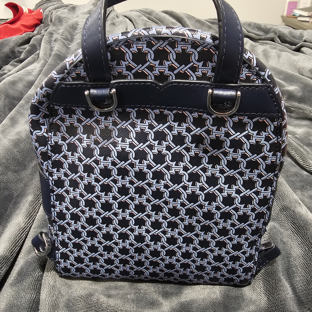 kate spade Navy Patterned Mini Backpack - image 4